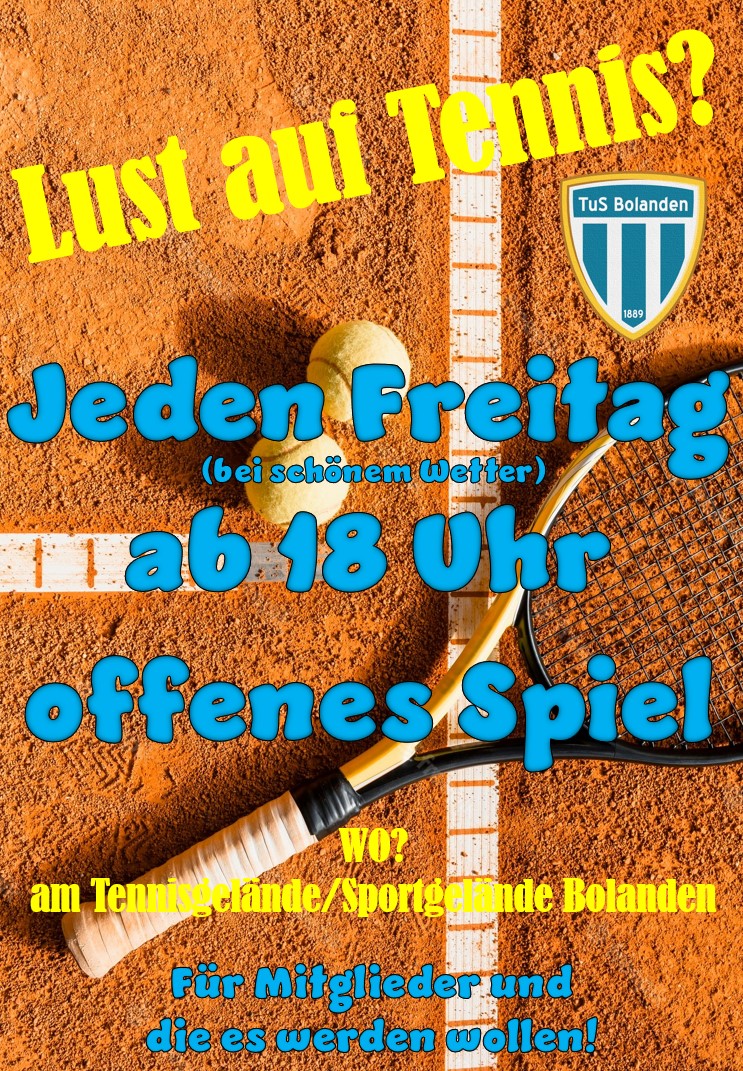 Tennis 260626 offenes Spiel Freitags
